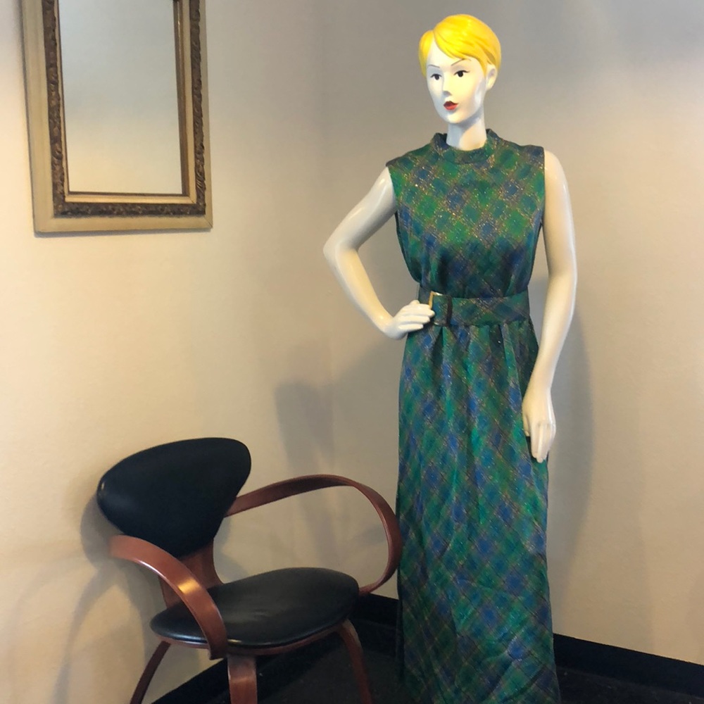 Unusual and Unique Vintage Maxi Dress